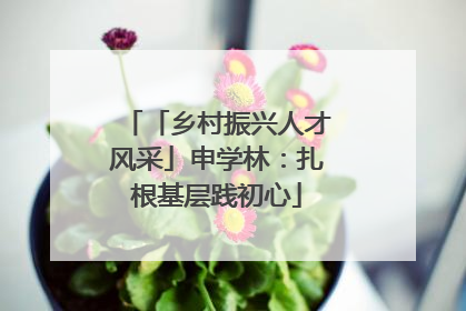 「乡村振兴人才风采」申学林：扎根基层践初心