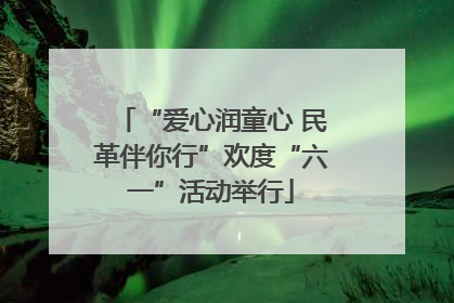 “爱心润童心 民革伴你行”欢度“六一”活动举行