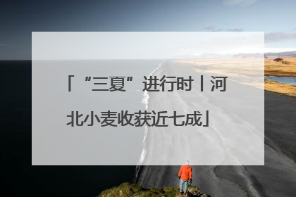 “三夏”进行时丨河北小麦收获近七成