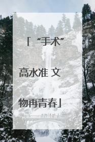 “手术”高水准 文物再青春