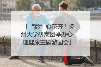 “黔”心花开！扬州大学研支团举办心理健康主题游园会