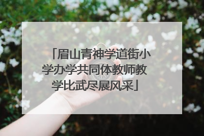 眉山青神学道街小学办学共同体教师教学比武尽展风采