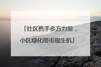 社区携手多方力量，小区绿化带重现生机