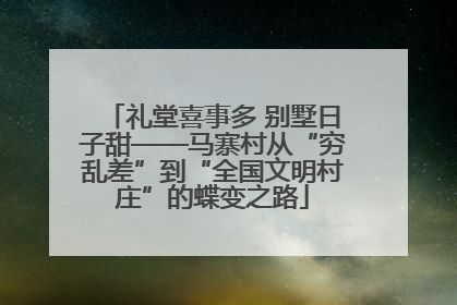 礼堂喜事多 别墅日子甜——马寨村从“穷乱差”到“全国文明村庄”的蝶变之路