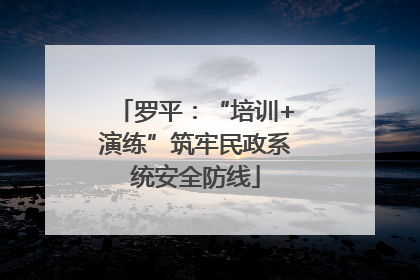 罗平：“培训+演练”筑牢民政系统安全防线