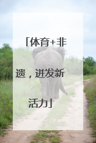 体育+非遗，迸发新活力