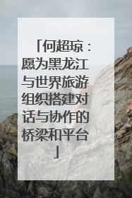 何超琼：愿为黑龙江与世界旅游组织搭建对话与协作的桥梁和平台