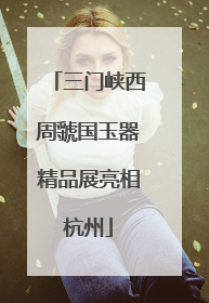 三门峡西周虢国玉器精品展亮相杭州