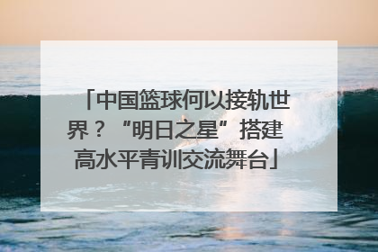 中国篮球何以接轨世界？“明日之星”搭建高水平青训交流舞台
