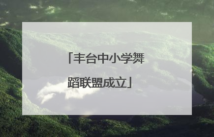 丰台中小学舞蹈联盟成立
