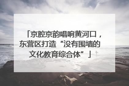 京腔京韵唱响黄河口，东营区打造“没有围墙的文化教育综合体”