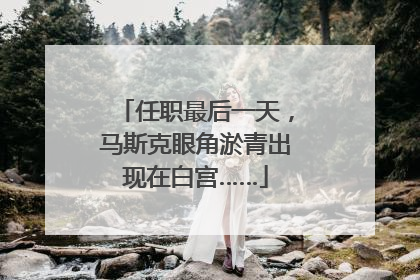 任职最后一天，马斯克眼角淤青出现在白宫……