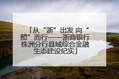 从“浙”出发 向“醴”而行——浙商银行株洲分行县域综合金融生态建设纪实