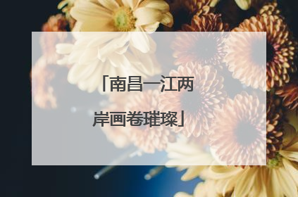 南昌一江两岸画卷璀璨