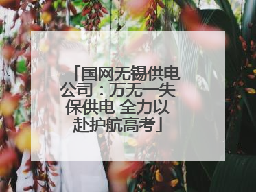 国网无锡供电公司：万无一失保供电 全力以赴护航高考