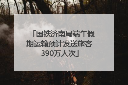 国铁济南局端午假期运输预计发送旅客390万人次