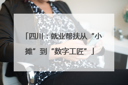 四川：就业帮扶从“小摊”到“数字工匠”