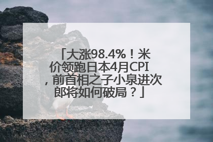大涨98.4%！米价领跑日本4月CPI，前首相之子小泉进次郎将如何破局？