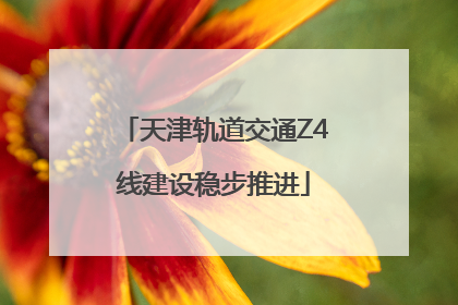 天津轨道交通Z4线建设稳步推进
