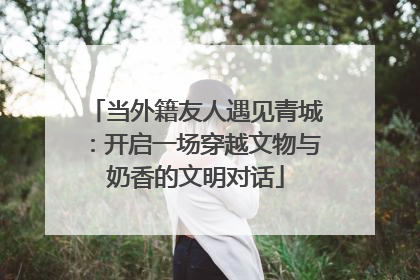 当外籍友人遇见青城：开启一场穿越文物与奶香的文明对话