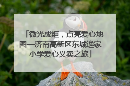 微光成炬，点亮爱心地图—济南高新区东城逸家小学爱心义卖之旅