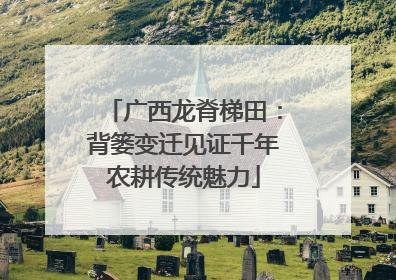 广西龙脊梯田：背篓变迁见证千年农耕传统魅力