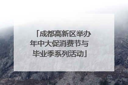 成都高新区举办年中大促消费节与毕业季系列活动