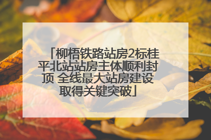 柳梧铁路站房2标桂平北站站房主体顺利封顶 全线最大站房建设取得关键突破