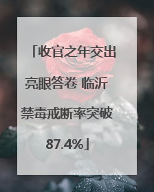 收官之年交出亮眼答卷 临沂禁毒戒断率突破87.4%