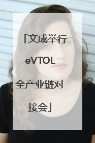 文成举行eVTOL全产业链对接会