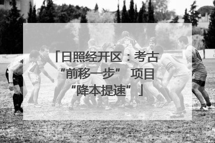 日照经开区：考古“前移一步” 项目“降本提速”