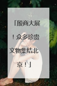 殷商大展！众多珍贵文物集结北京！