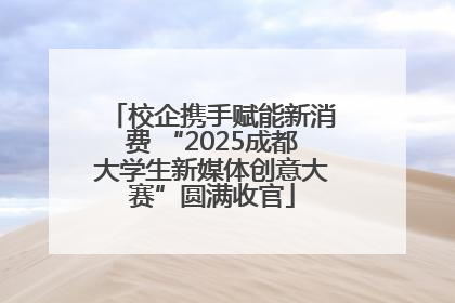 校企携手赋能新消费 “2025成都大学生新媒体创意大赛”圆满收官