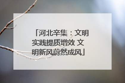 河北辛集：文明实践提质增效 文明新风蔚然成风