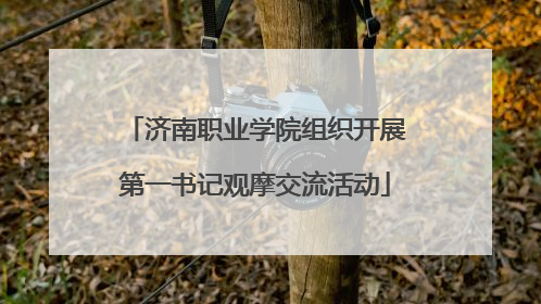 济南职业学院组织开展第一书记观摩交流活动