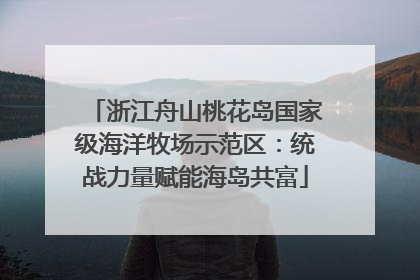 浙江舟山桃花岛国家级海洋牧场示范区：统战力量赋能海岛共富