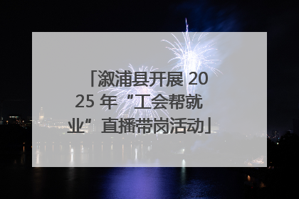 溆浦县开展 2025 年“工会帮就业”直播带岗活动