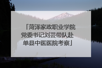 菏泽家政职业学院党委书记刘芸带队赴单县中医医院考察