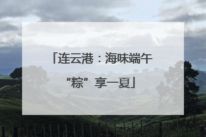 连云港：海味端午 “粽”享一夏