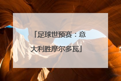 足球世预赛：意大利胜摩尔多瓦