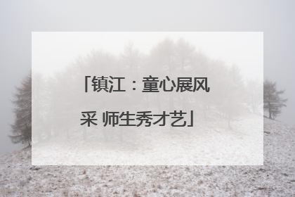 镇江：童心展风采 师生秀才艺