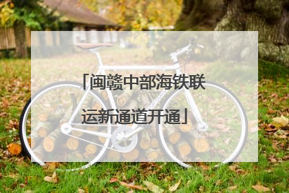 闽赣中部海铁联运新通道开通