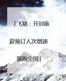 飞猪：开封旅游预订人次增速领跑全国