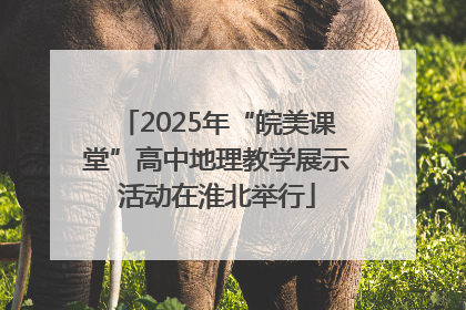 2025年“皖美课堂”高中地理教学展示活动在淮北举行