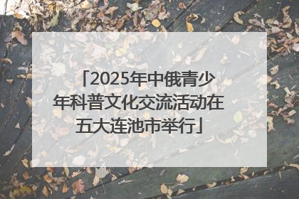 2025年中俄青少年科普文化交流活动在五大连池市举行