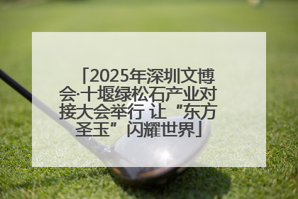2025年深圳文博会·十堰绿松石产业对接大会举行 让“东方圣玉”闪耀世界