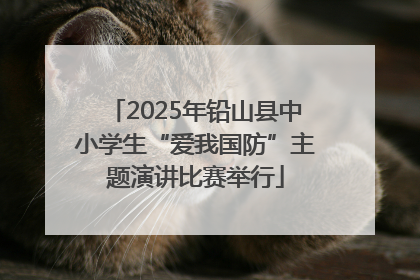 2025年铅山县中小学生“爱我国防”主题演讲比赛举行
