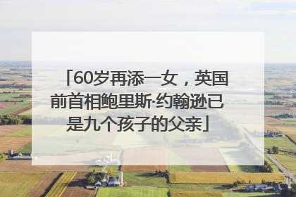 60岁再添一女，英国前首相鲍里斯·约翰逊已是九个孩子的父亲