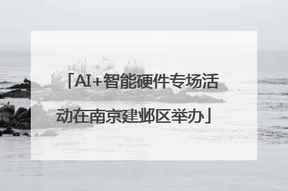 AI+智能硬件专场活动在南京建邺区举办