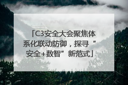 C3安全大会聚焦体系化联动防御，探寻“安全+数智”新范式
